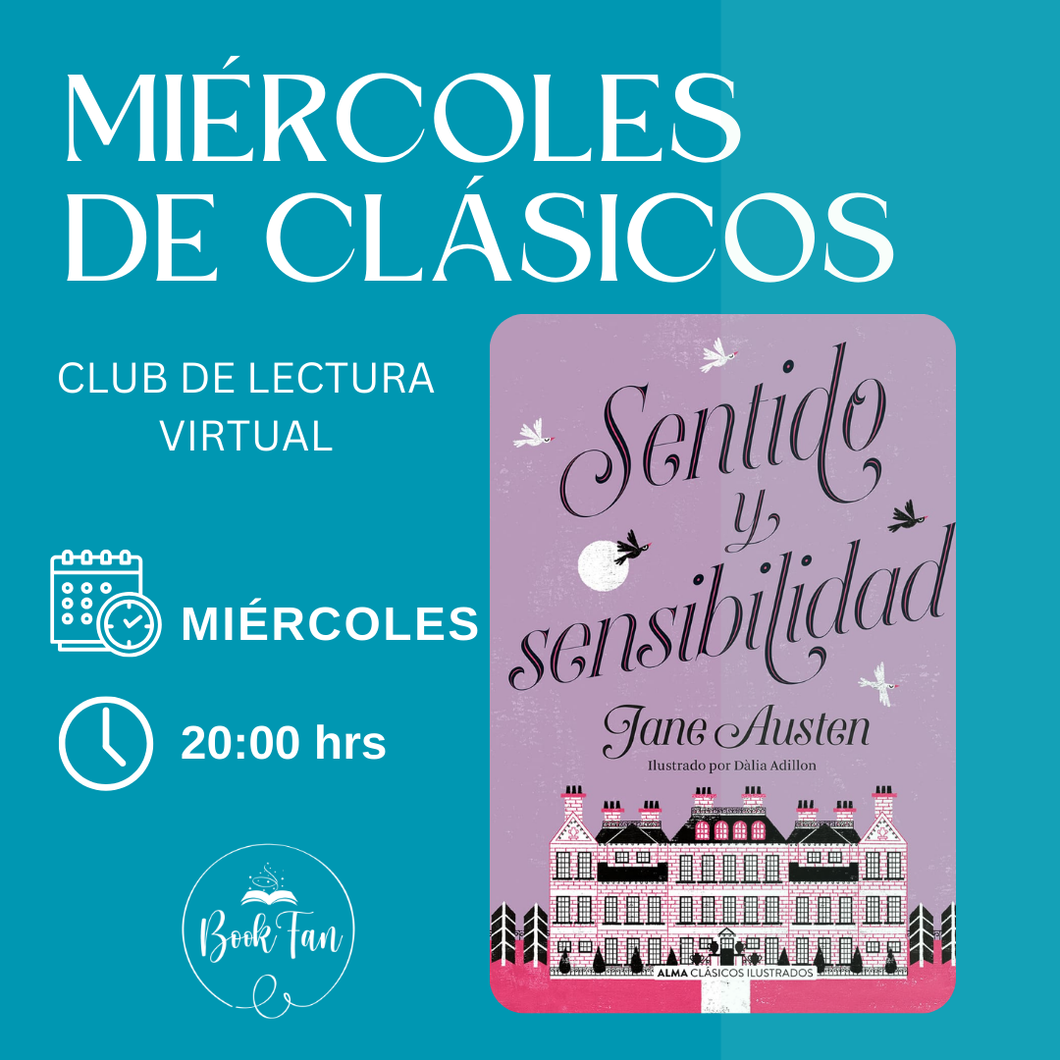 SUSCRIPCIÓN a los Miércoles de clásicos | Sentido y Sensibilidad  | BookFan