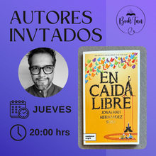 Cargar imagen en el visor de la galería, SUSCRIPCIÓN a Club de Lectura con autores invitados | En caída libre de Jonathan Hernández | BookFan
